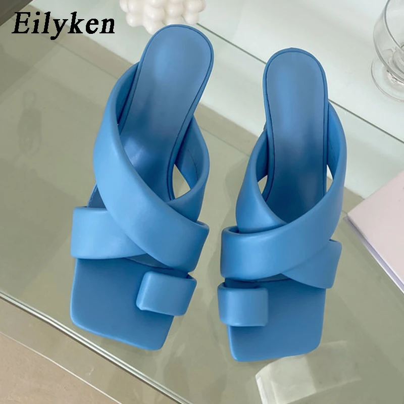 Eilyken/высококачественные женские шлепанцы из мягкой искусственной кожи с