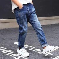 ienens 5 13y boys clothes slim straight jeans classic bottoms children denim clothing long pants kids baby boy casual trousers