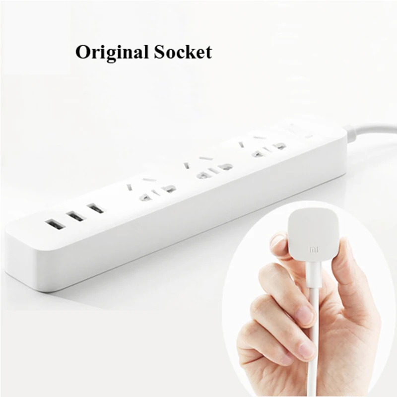 Новинка 100% оригинальный удлинитель питания Xiaomi Быстрая зарядка 3 розетки USB