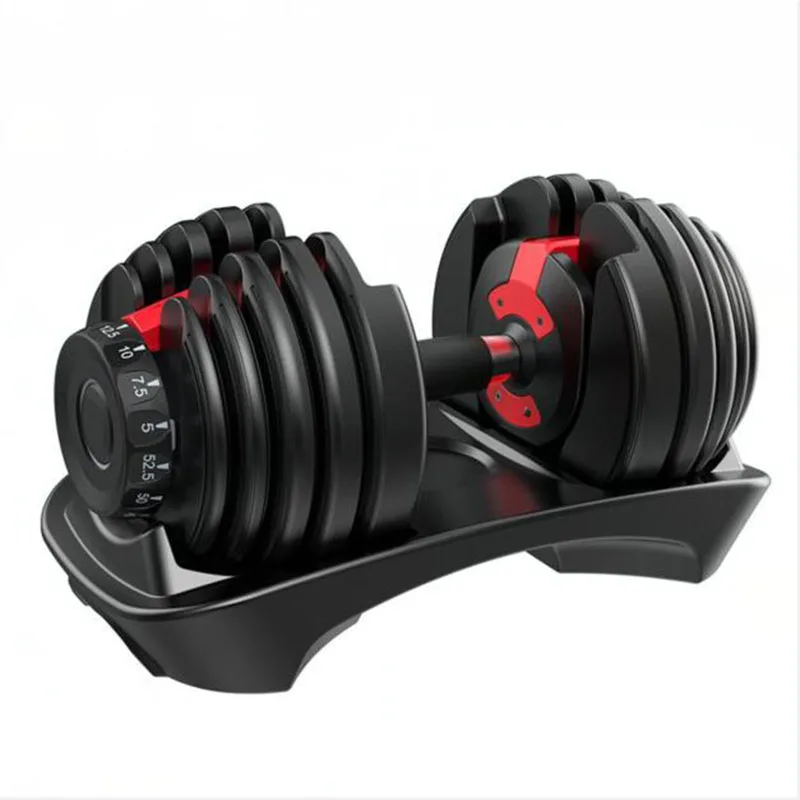 

New Arrival Adjustable 40kg Fitness Dumbbell Home Gym Weightlifting Set Hand Weight Men's Fitness Equipment Pesas Rusas