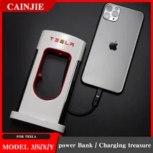 Car Mobile Charger For Tesla Model 3 2021 Model Y S X Mobile Power Phone Smartphone Super Charger Accessories Model3