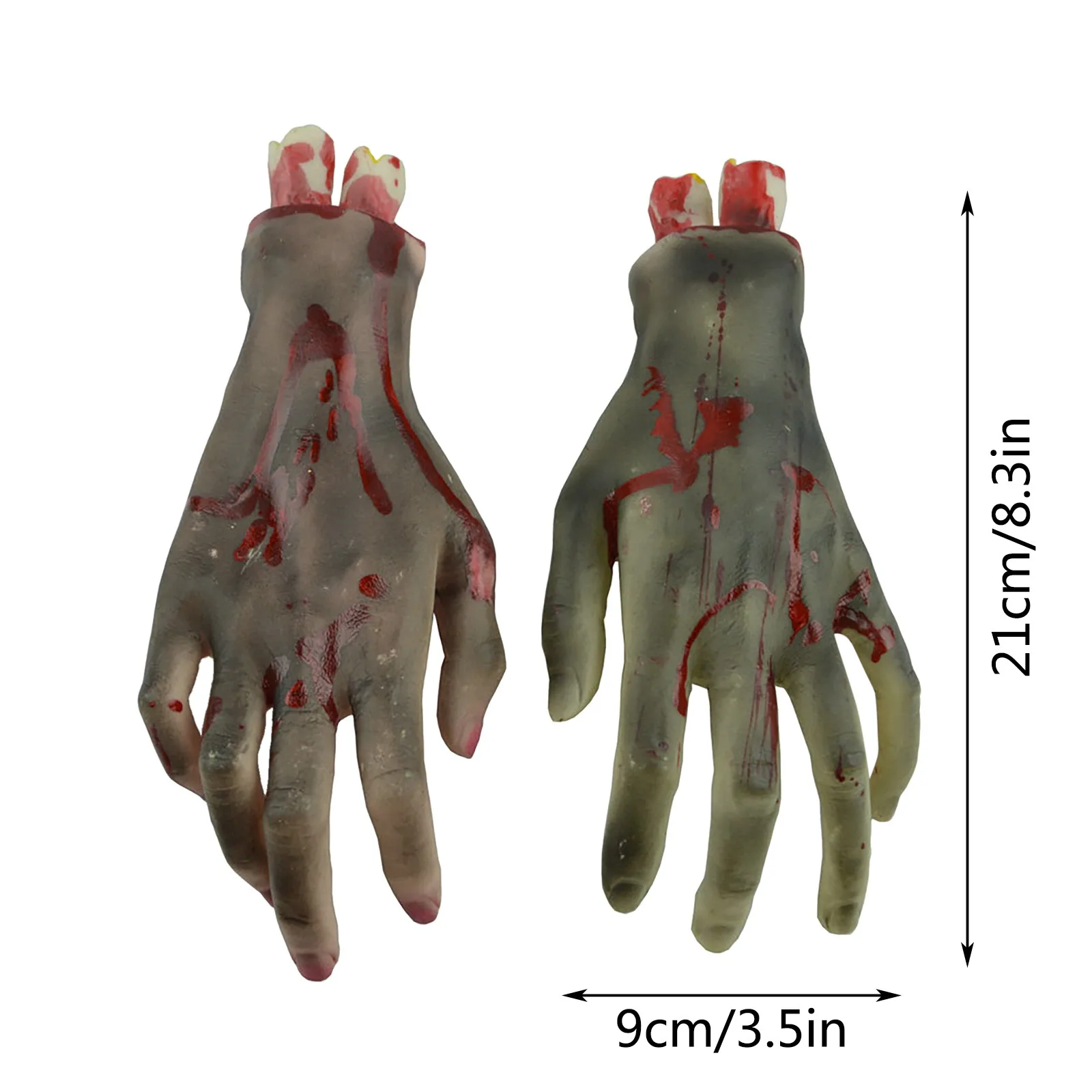 Страшная рука ручная огранка кровавый ужас поддельная латексная в натуральный