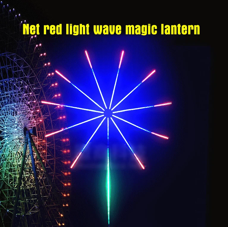 

Led Music Sound Control Sound Wave Drum Rhythm Light Chasing Light Bar Running Water Horse Lamp With Atmosphere Color Fireworks