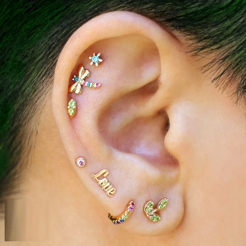 925 пробы Серебряный одинарный 4 мм серьги гвоздики из кубического циркония камень