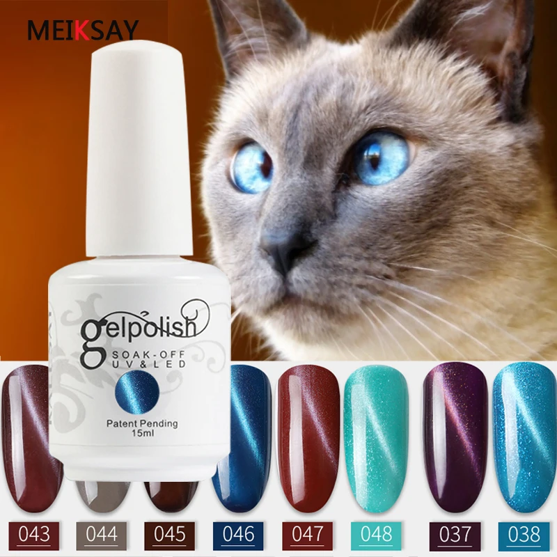 2020 кошачий глаз УФ гель для ногтей 3D Лаки 15 мл очки в стиле лак Soak off Гель лаки