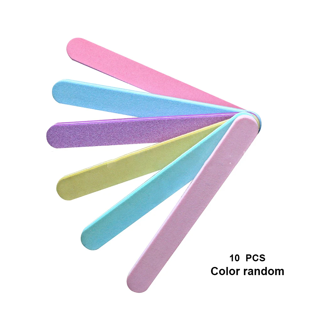 10 шт. буферный Полирующий гвоздь уход моющийся двухсторонний салон