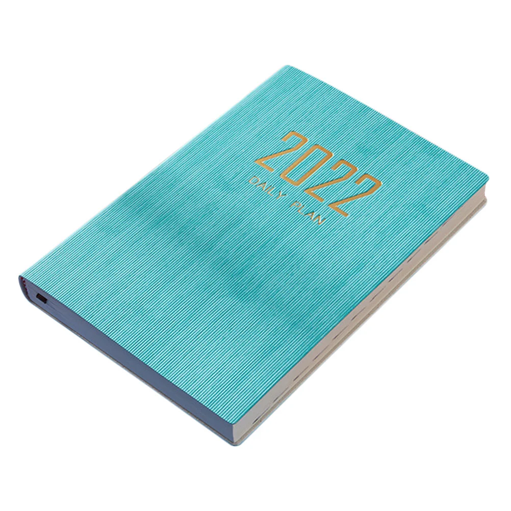 

Блокнот с расписанием 2022, ежедневное планирование, руководство по управлению временем (зеленый)