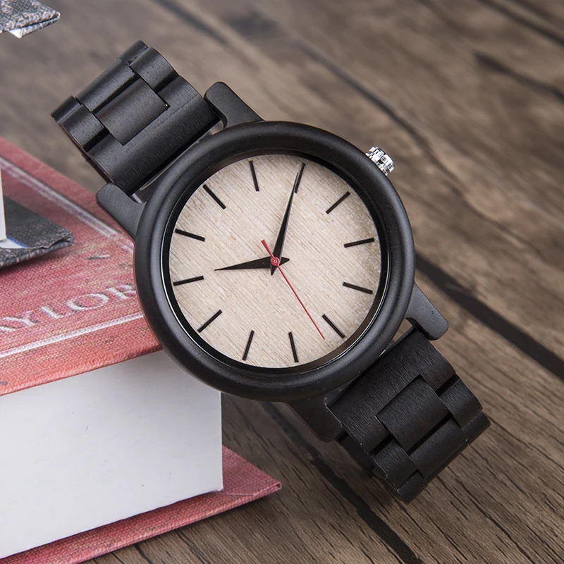 DODO DEER Top Brand Men's Ebony часы женские Wooden Watch Quartz Strap Man Wristwatches relojes finos de hombre Dropshipping OEM