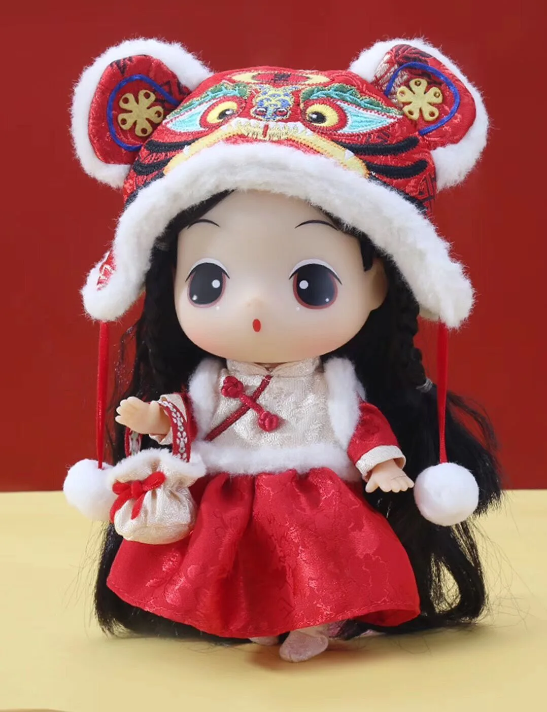 Новая Подлинная спутанная кукла dнанг китайская Новогодняя одежная Кукла