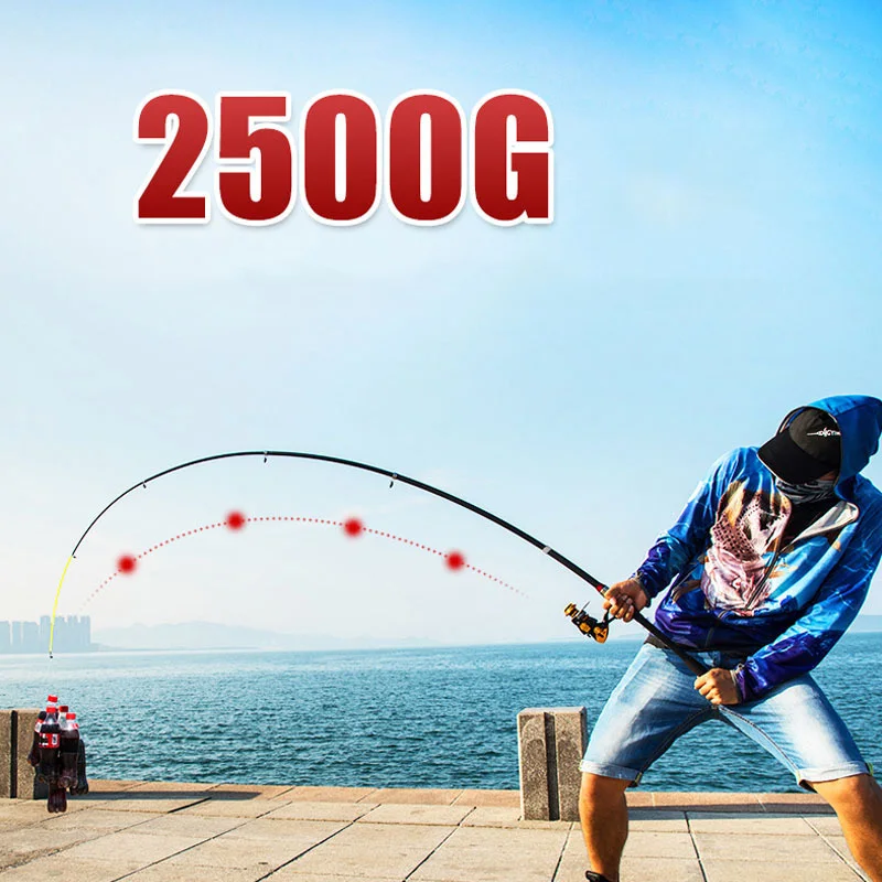 Телескопическая удочка 1 8 3 6 м удилище из стекловолокна спиннинговая Удочка или с