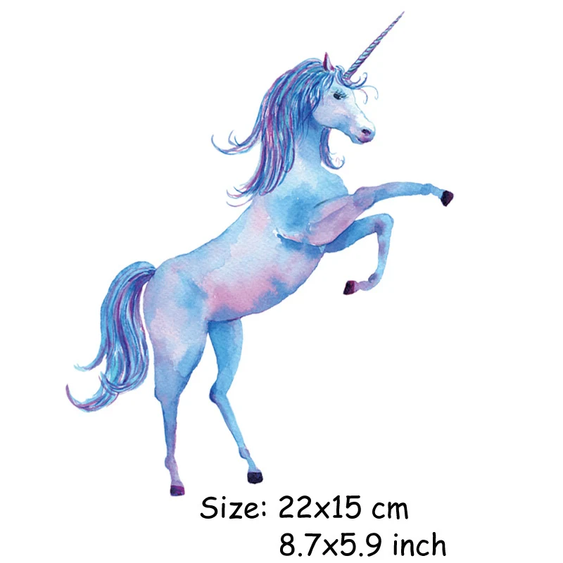 1 шт. Мультяшные Стикеры для одежды разные стили в виде единорога самодельные