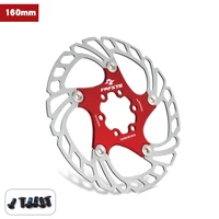 1 pc mtb bike rotor bicycle floating rotor with 6screws 160180203mm float disc brake rotor for hydraulic disc brake