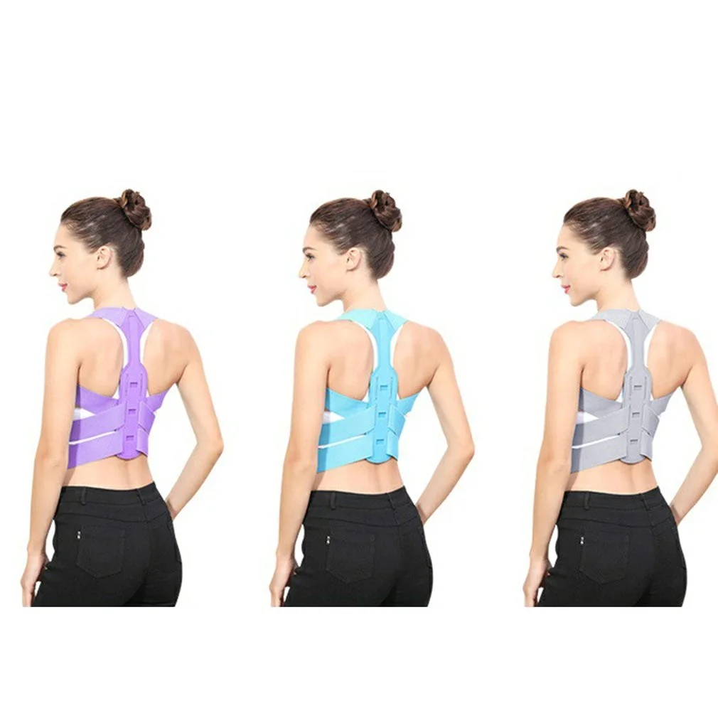 

Retractable Elastic Strap Posture Corrector Clavicle Spine Shoulder Support Belt Back Pain Relief Posture Prevents Slouching