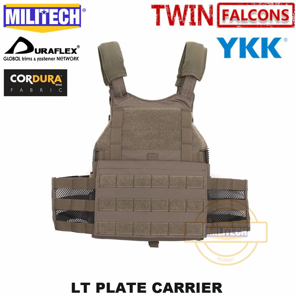 

MILITECH TW TWINFALCONS LT Scarab Plate Carrier Modular Tactical Combat Vest Made Of 500D Delustering Cordura Mil Spec