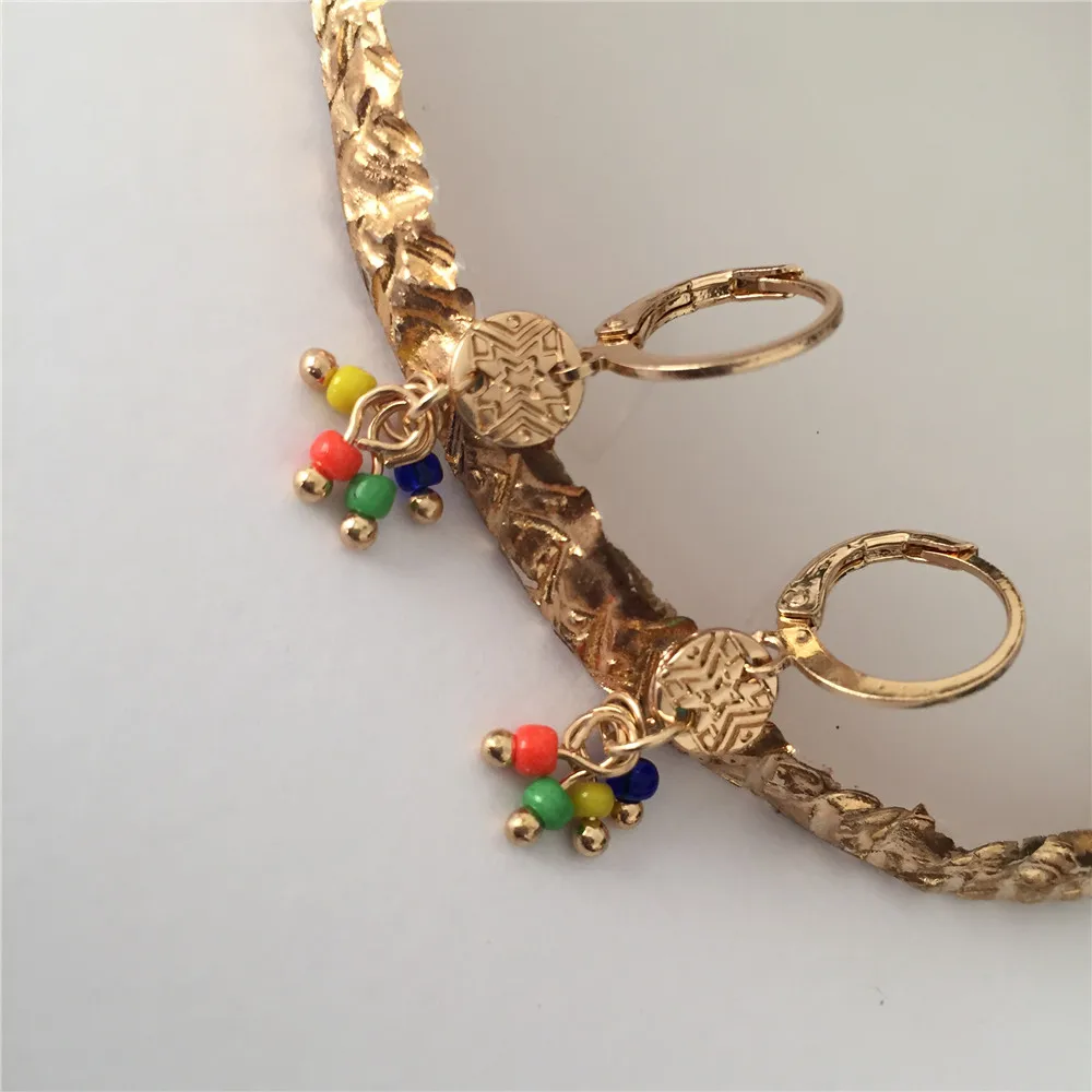 Очаровательные маленькие серьги-кольца для женщин и девочек с текстурированным