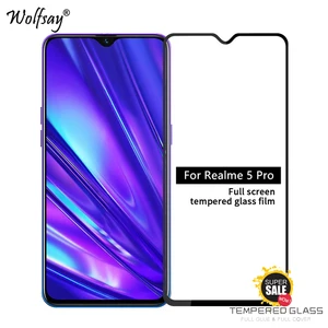 2PCS Full Glue Cover Glass For OPPO Realme 5 Pro Screen Protector
Tempered Glass For Realme 5 Pro Phone Film Realme 5 Pro Glass