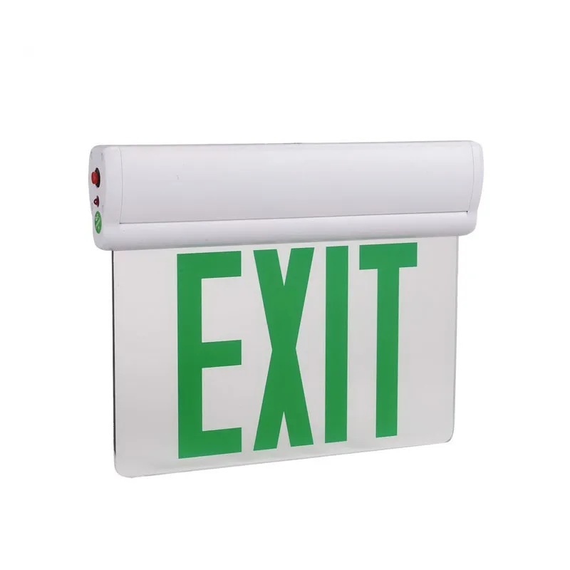 USA Single/ Double side Wall mounted rechargeable SMD LED Combo EXIT sign emergency light lamp | Освещение