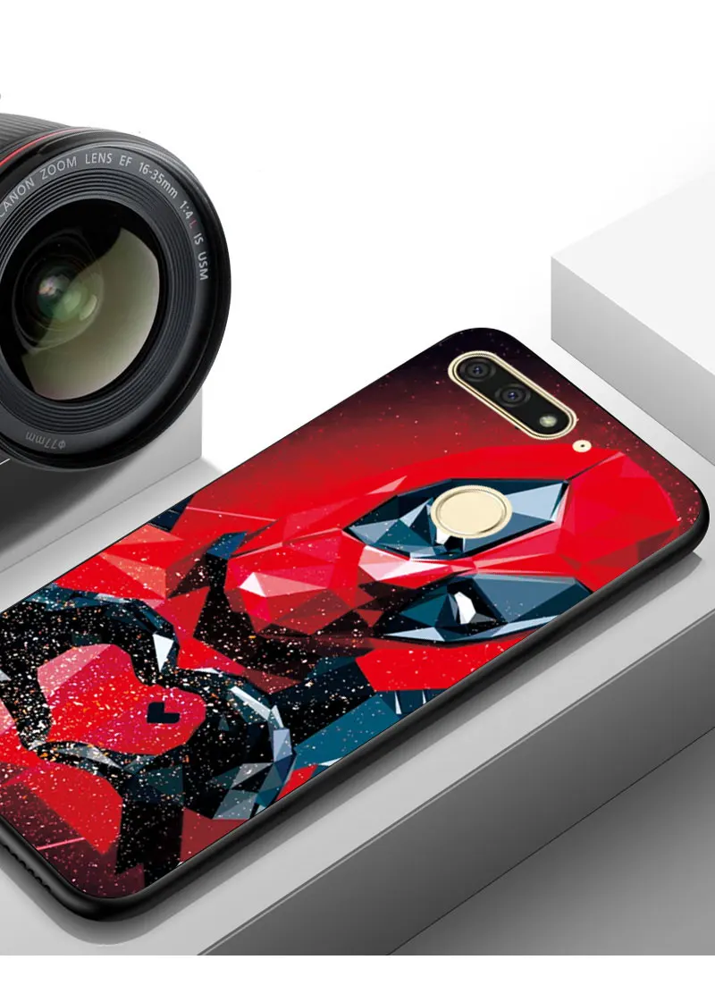 Черный ТПУ чехол для телефона Venom Joker, чехол для huawei P Smart iron Man, Бампер для huawei P Smart, чехол PSmart P Smart Z