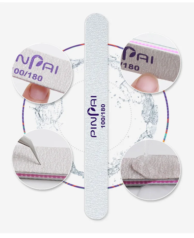 3 шт./Высококачественные Шлифовальные напильники для дизайна ногтей полировка