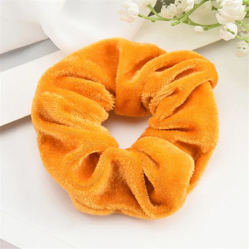 Бархатная резинка для волос женщин и девушек эластичная Женская завязывания