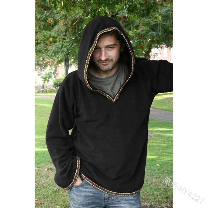 Хеллоуин Взрослый мужской средневековый рыцарь воин костюм Зеленый Черный