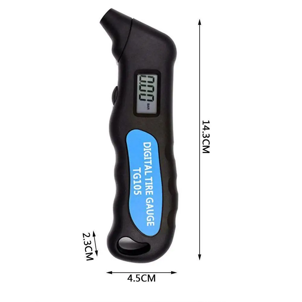 

Digital Car Tire Tyre Air Pressure Gauge Meter LCD Display Manometer Barometers Tester for Car Truck Motorcycle Bike