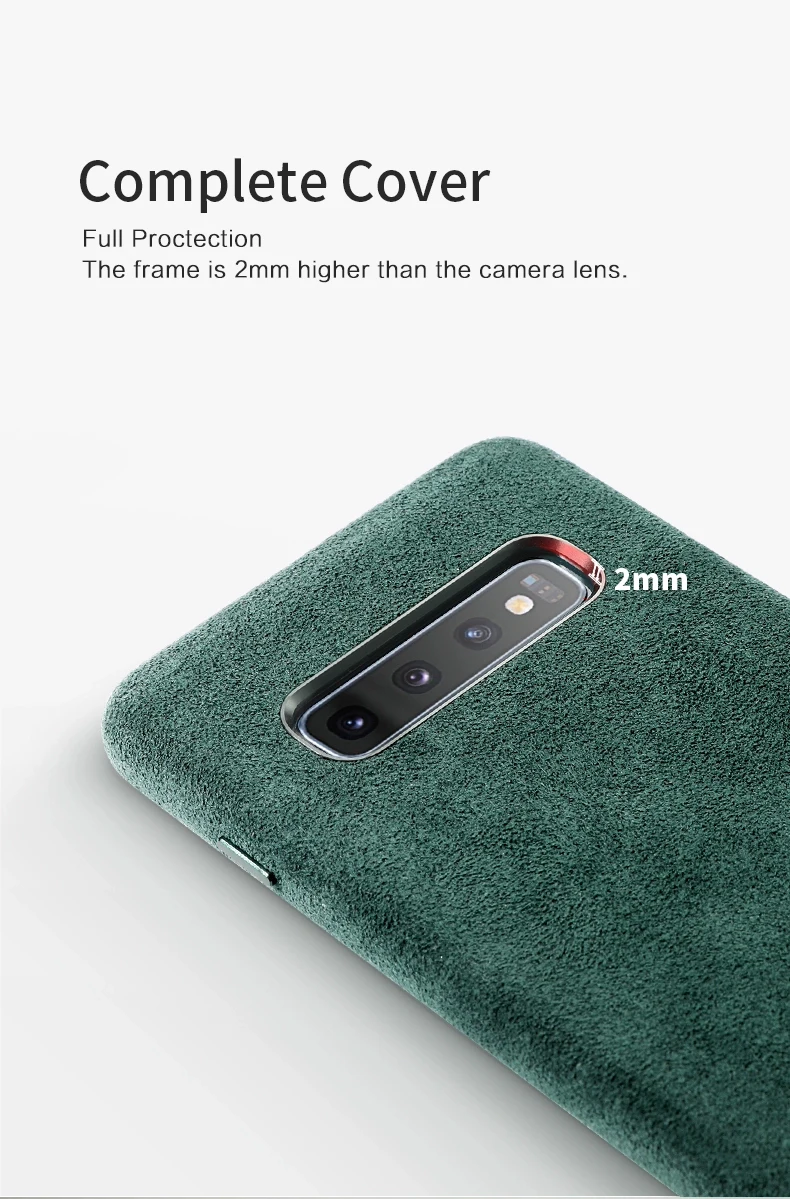 SanCore для SamSung GALAXY S10/S10+ чехол для телефона ALCANTARA модный кожаный чехол с полной защитой Роскошный деловой чехол для телефона Sue