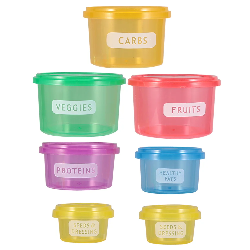 Многофункциональный контейнер для хранения пищевых продуктов (до 300 мл) 1 набор 7