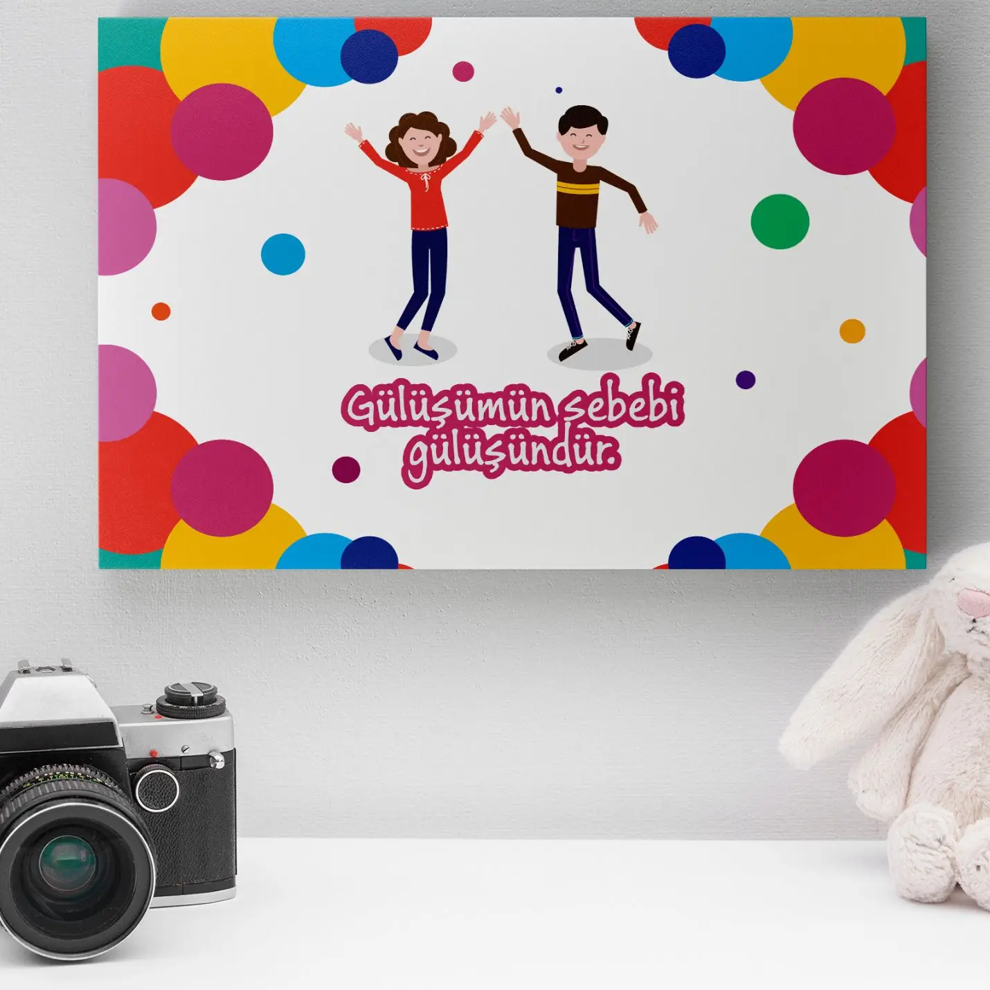 

Romantic Design Mini Canvas Table-No17