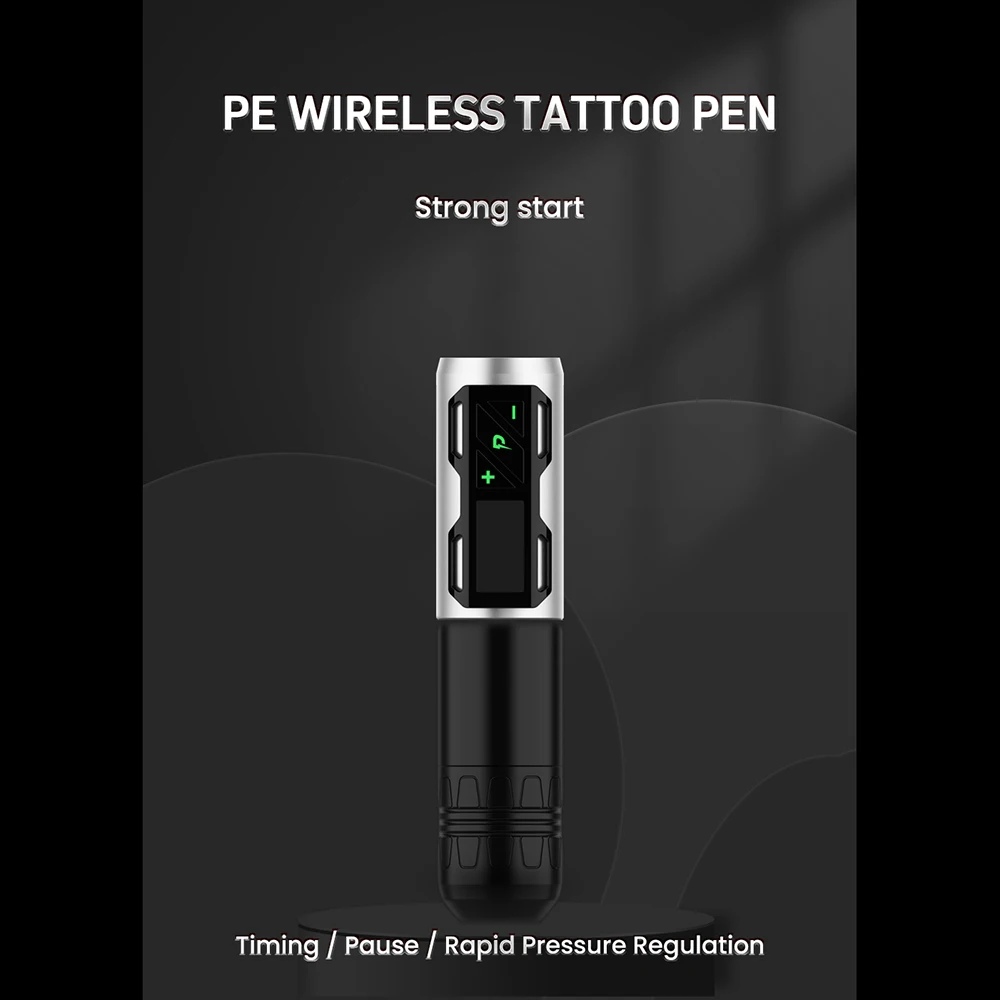 Professional Wireless Tattoo Pen Machine Battery with Portable Power Brushless Motor Digital LED Display For Body Art