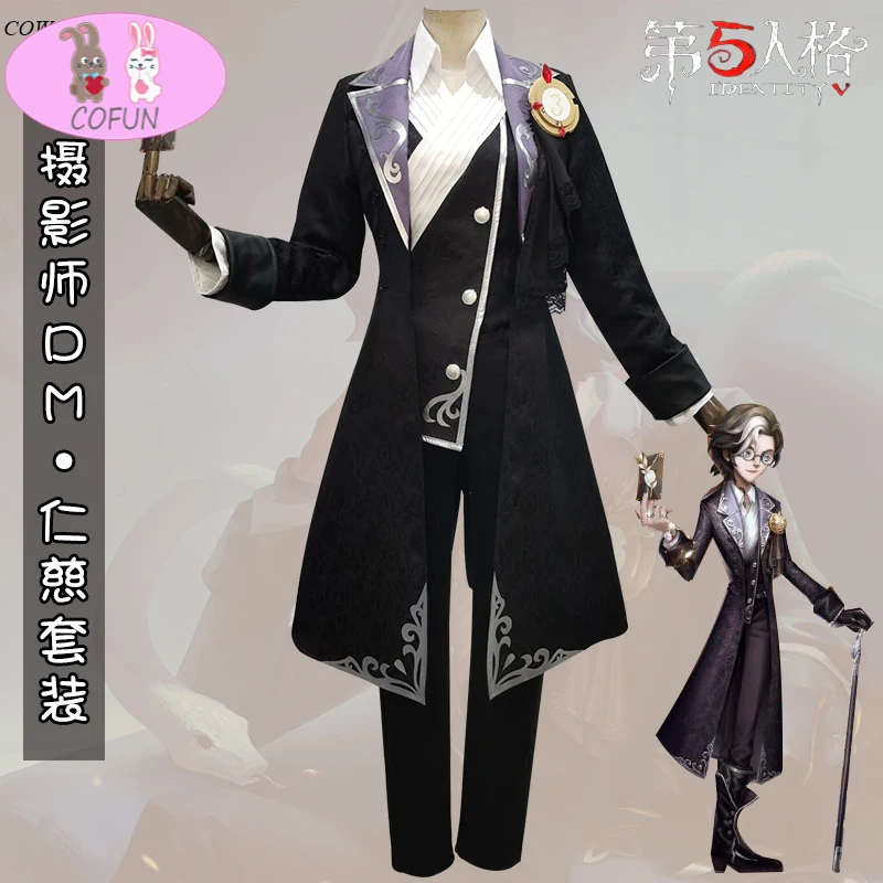 

Anime! Identity V Joseph DM Cameraman Kindness Suit Handsome Uniform Cosplay Costume Halloween Carnival Outfit Unisex 2021 NEW