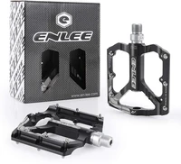 enlee bicycle pedal mountain large area pedals dh cross country am perrin pedal bike ultralight cnc bearings mtb foot band new