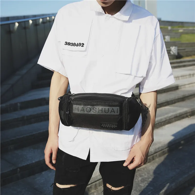 Нейлоновая поясная сумка для мужчин и женщин водонепроницаемый мессенджер на