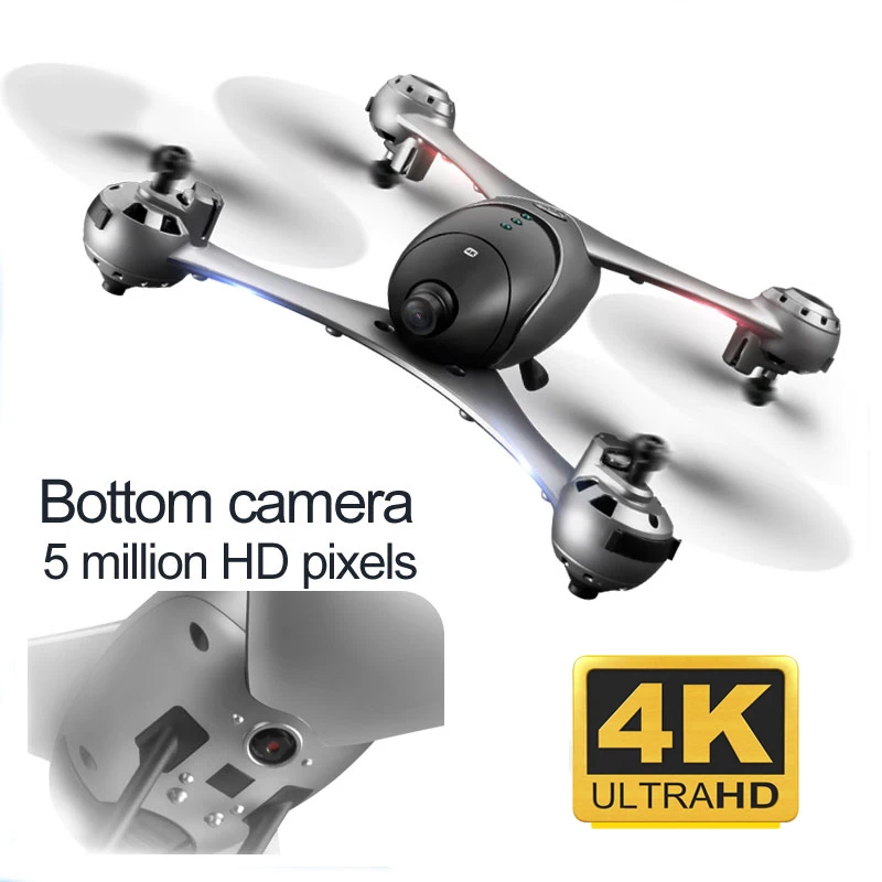 FPV Дрон 4K камера HD 1600 P/1080 P wifi видео Hover RC Квадрокоптер профессиональный оптический поток следуя за мной Дрон вертолет детские игрушки