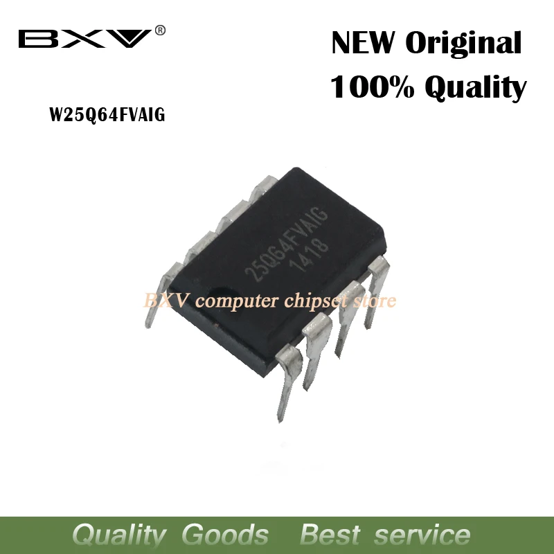 5 шт. W25Q64FVAIG DIP W25Q64 DIP8 25Q64 DIP-8 25Q64FVAIG | Электронные компоненты и принадлежности