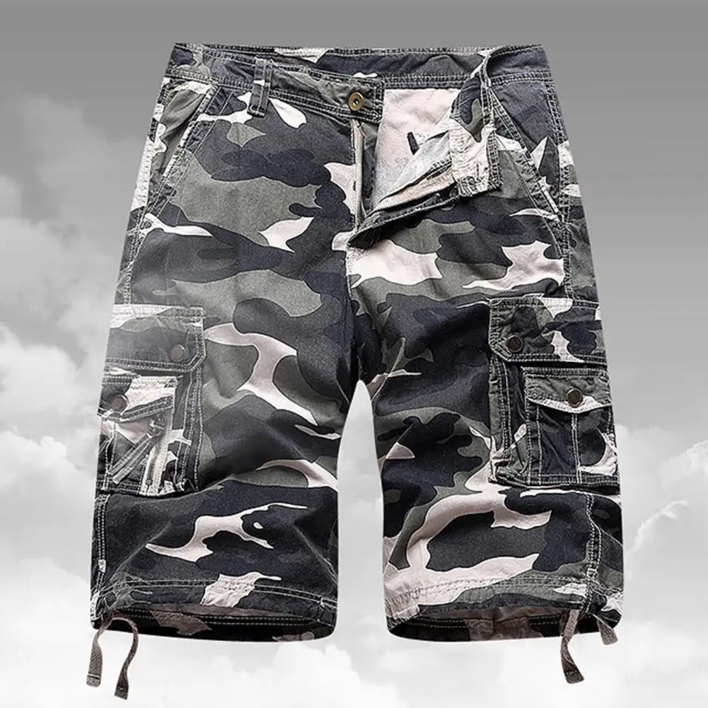 

mens shorts summer cotton cargo shorts Men Summer Shorts Camouflage Multi Pockets Cargo Shorts Fifth Pants for Outdoor Sports
