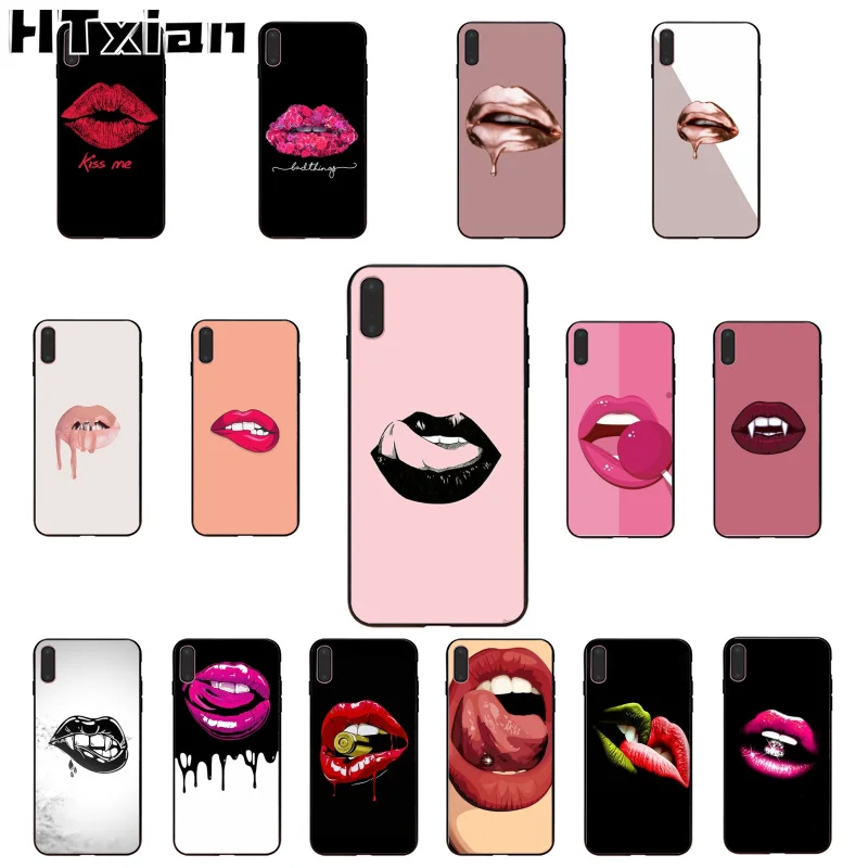 HTXian сексуальная девушка Красные Губы Поцелуй роскошный высококачественный