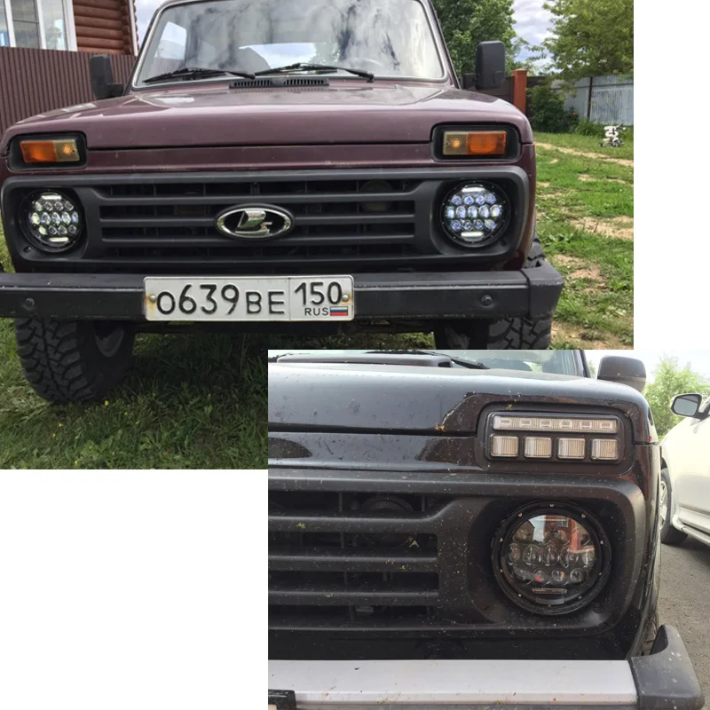 Для Лада Нива 4X4 1995-светодиодный задний фонарь с ходовым поворотным сигналом PMMA/ABS пластик функциональные аксессуары Тюнинг Автомобиля