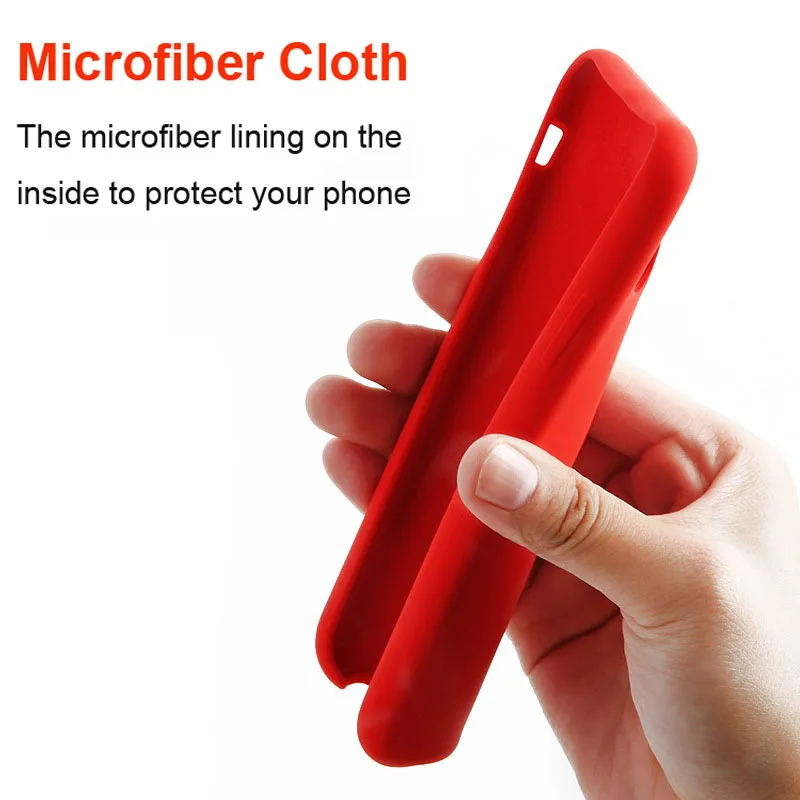 Роскошный оригинальный силиконовый чехол для телефона iphone 7 8 Plus Apple Cover 6 6S X XS MAX XR