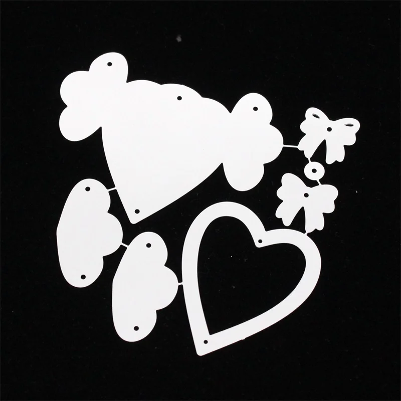 KSCRAFT Love Wings Shaker Metal Cutting Dies Stencils for DIY Scrapbooking Decorative Embossing Paper Card Making Craf | Дом и сад