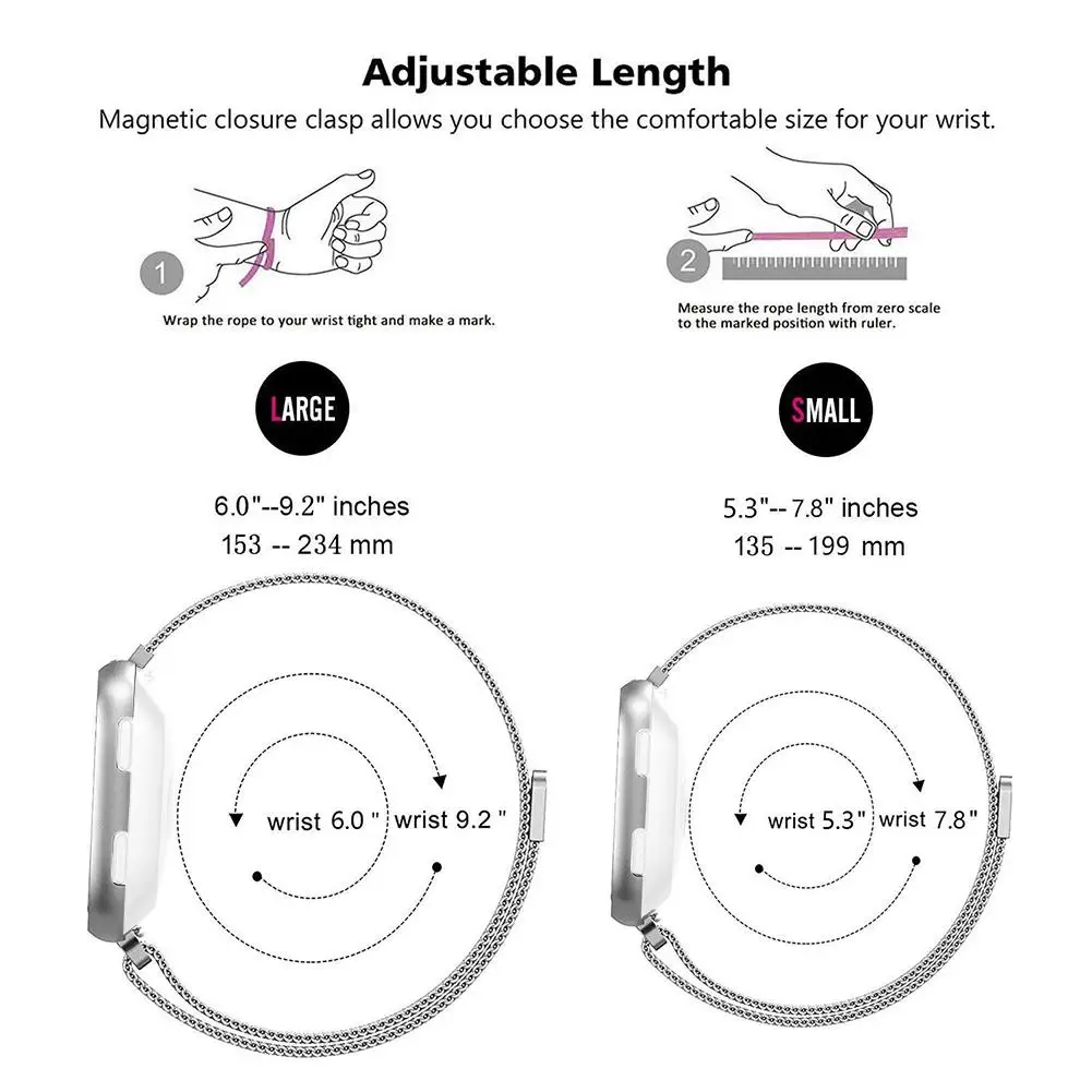 Новинка миланские спортивные часы металлический браслет петля аксессуары с