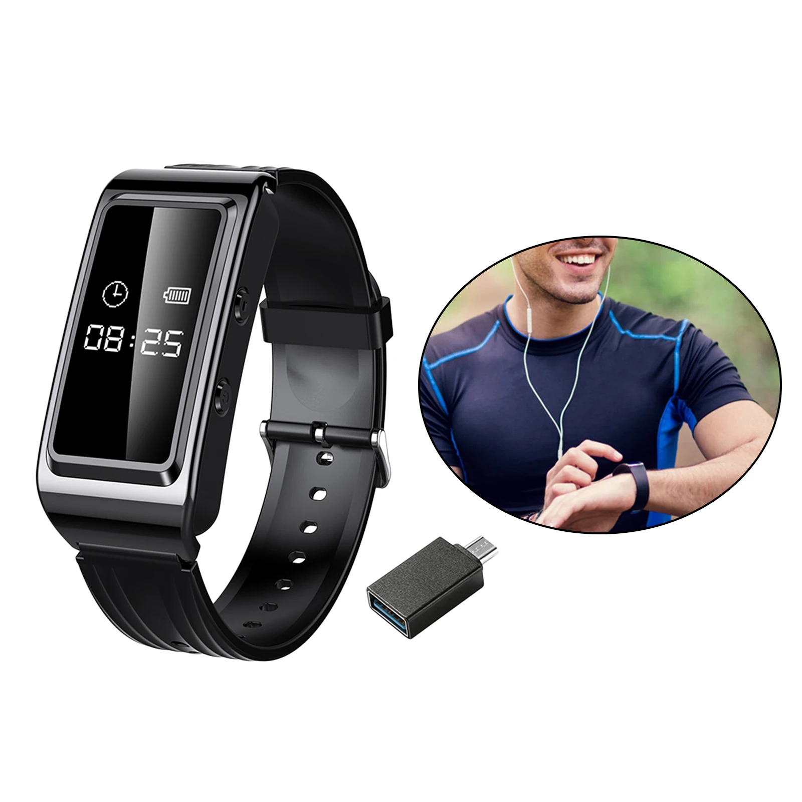 

Smart Watch Wristband Bracelet Mini HD 1080P Video Recorder