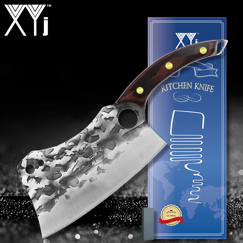 Нож мясника из нержавеющей стали точильный камень 7 дюймов измельчитель в