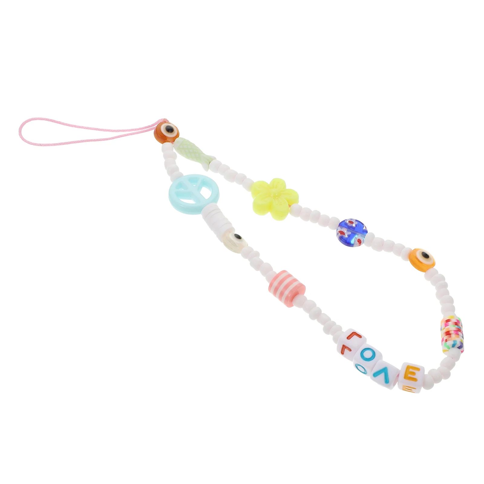

1PC Resin Lanyard Mobile Phone Lanyard Decorative Lanyard Phone Sling