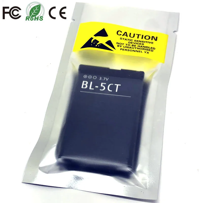 Аккумулятор BL5CT BL 5CT ДЛЯ Nokia 3720 3720s 2 5220 5220XM 6303 6303C 6303i C5 00 02 C6 01 C3 01m 6330 6730|Аккумуляторы