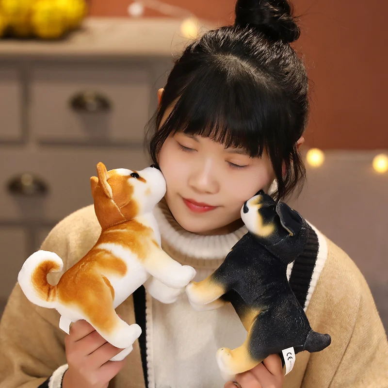 Милые плюшевые игрушки в виде собаки 18 см милая плюшевая игрушка хаски Акита