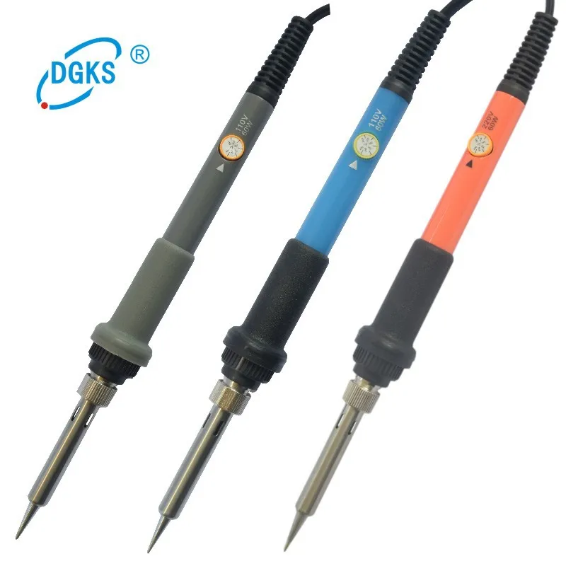 

Высокопроизводительный электрический паяльник, 60 Вт, регулируемая температура, 220 В, 110 В, паяльная станция, оловянный паяльник