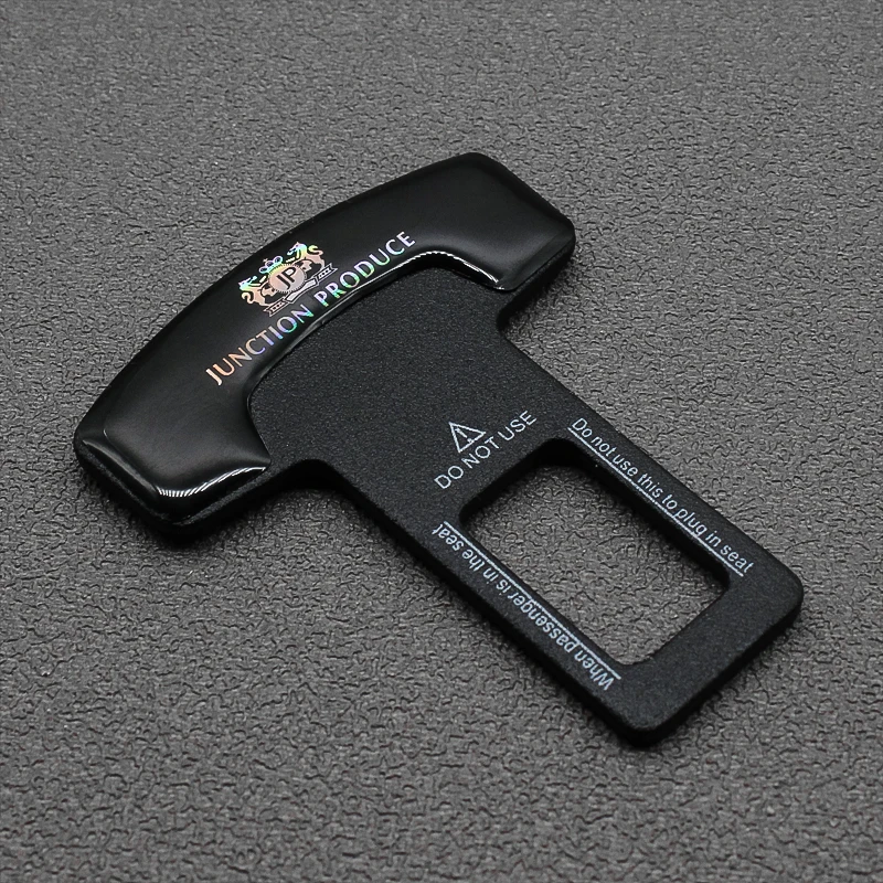 Авто Стайлинг углеродного волокна логотип JP знак авто Безопасность замок ремня