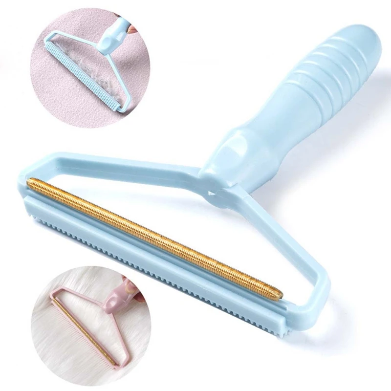 

Portable Manual Clothes Lint Remover Fuzz Shaver Brush Tool Coat Double Sided Hair Removal Ball Woven Sweater Cleaning