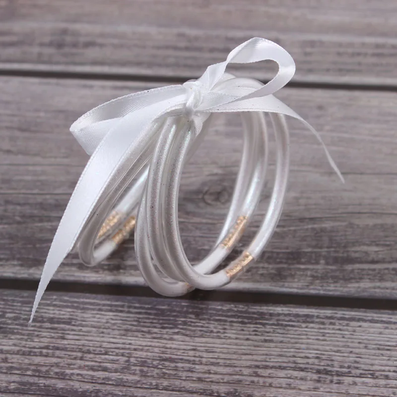 Новейшие всепогодные блестящие заполненные Stardust стек силиконовые круглые